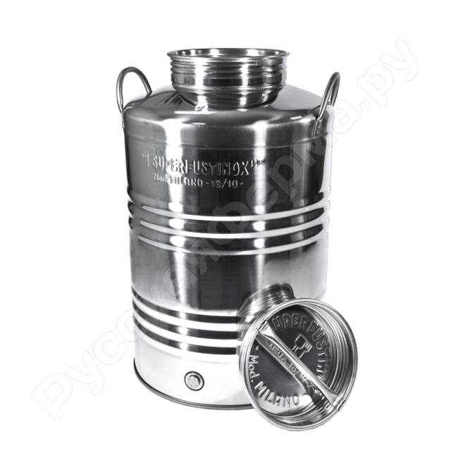 Бидон молочный из нержавеющей стали 25л - RusskayaFerma.Ru