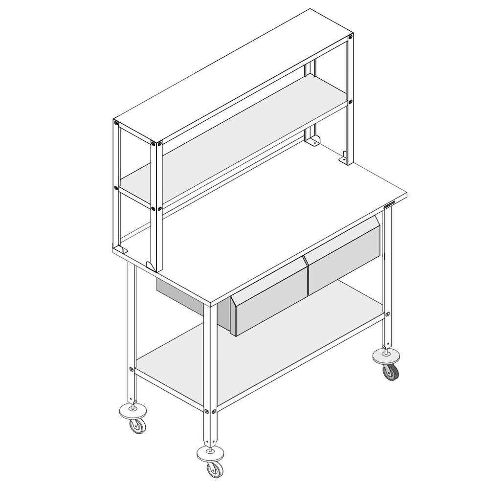 Аксессуары к производственным столам Аксессуары к производственным столам