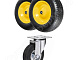 Купить Комплект пневматических колес 250+160мм для двухколесной тележки