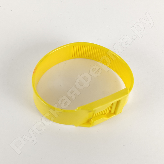 Ножные ленты для КРС гребенка 36x4см желтые (упаковка 10шт)