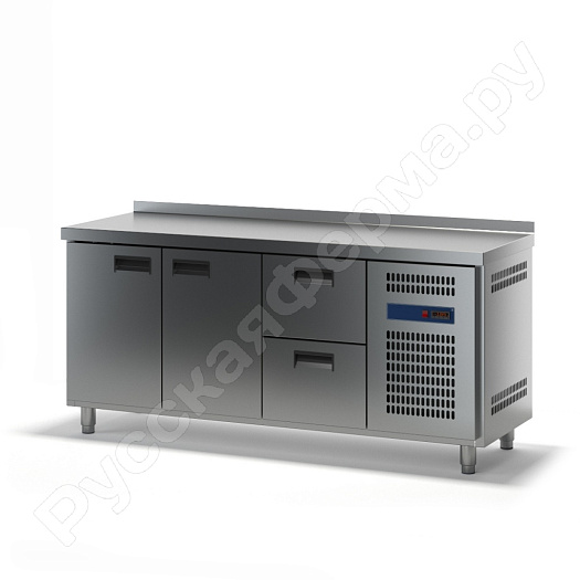 Стол холодильный СХ-К-2/2Д-2Я (1835х600х870)