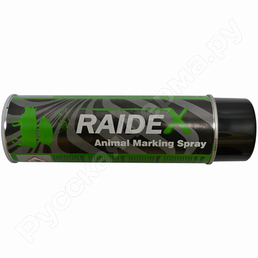 Чернила для маркировки животных в аэрозоли RAIDEX зеленые 500мл