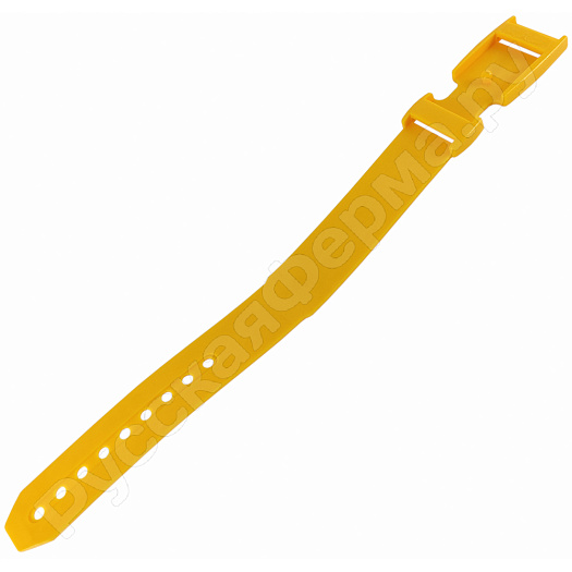 Ножные ленты для КРС застежка 36x4см желтые (упаковка 10шт)