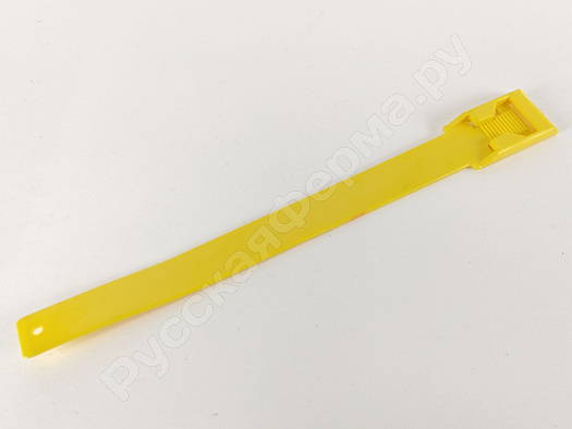 Ножные ленты для КРС гребенка 36x4см желтые (упаковка 10шт)