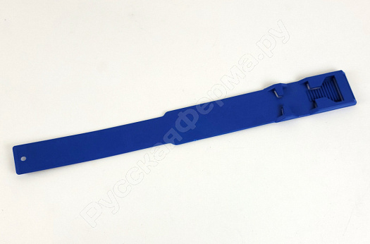 Ножные ленты для КРС гребенка 36x4см синие (упаковка 10шт)
