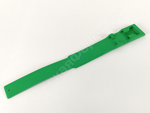 Ножные ленты для КРС гребенка 36x4см зеленые (упаковка 10шт)