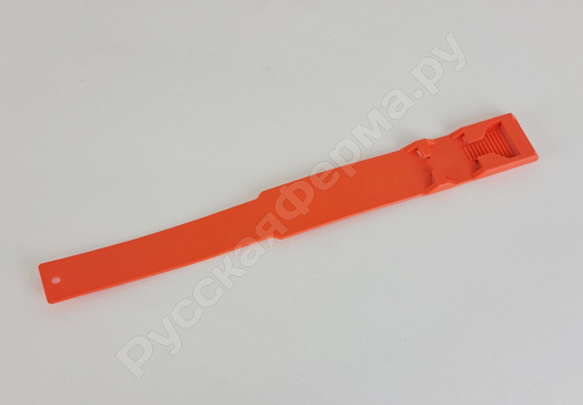 Ножные ленты для КРС гребенка 36x4см оранжевые (упаковка 10шт)