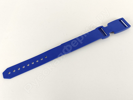 Ножные ленты для КРС застежка 36x4см синие (упаковка 10шт)