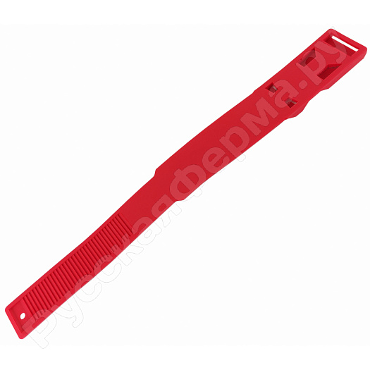 Ножные ленты для КРС гребенка 36x4см красные (упаковка 10шт)