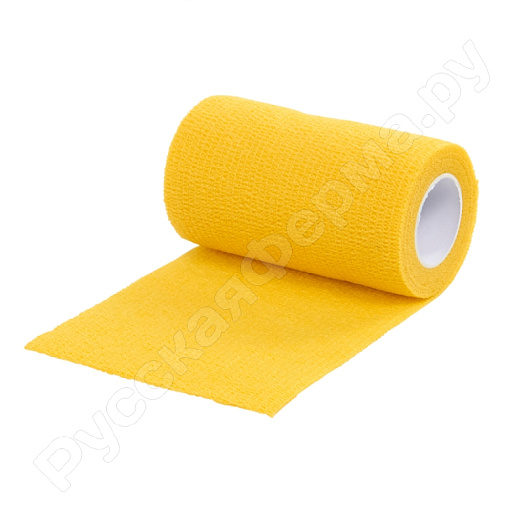 Самоклеящийся бандаж для копыт 5см желтый (упаковка 24шт)